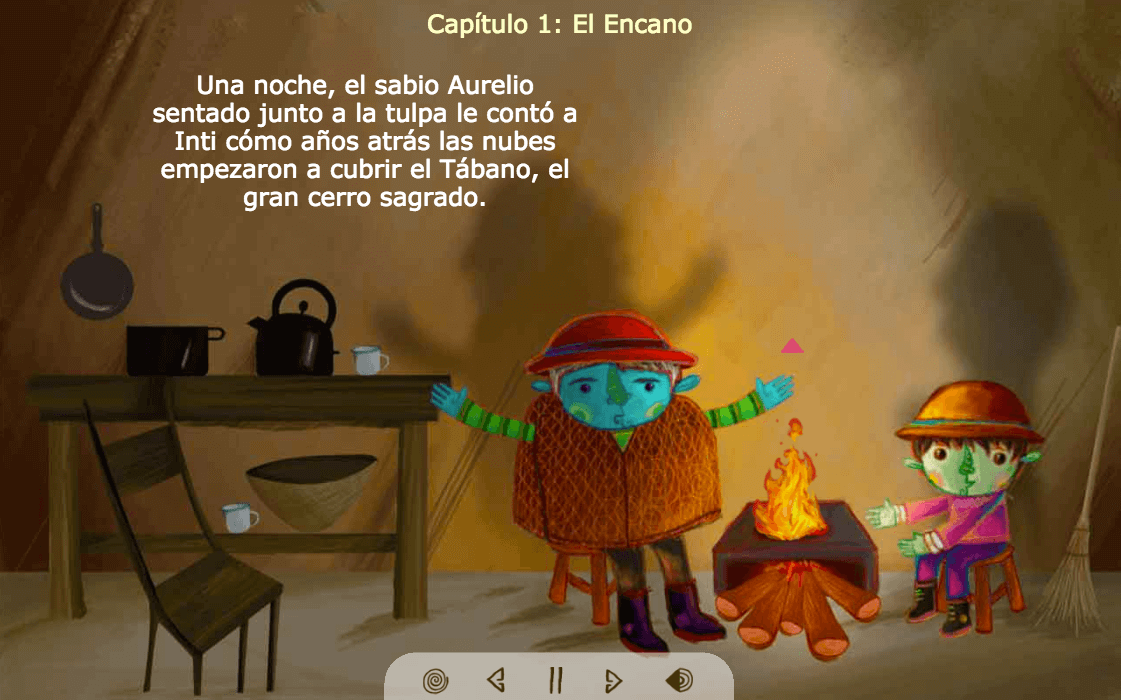Libro infantil digital interactivo para leer gratis en línea, El llamado de Inti