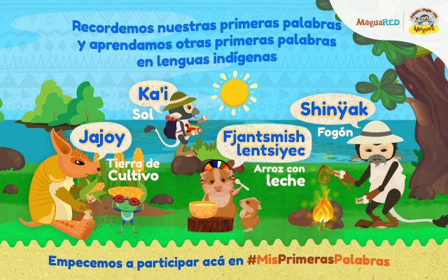 Participemos en #MisPrimerasPalabras, una #ActividadMaguarera