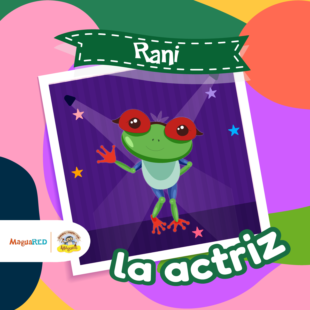 A Rani le encanta ser actriz