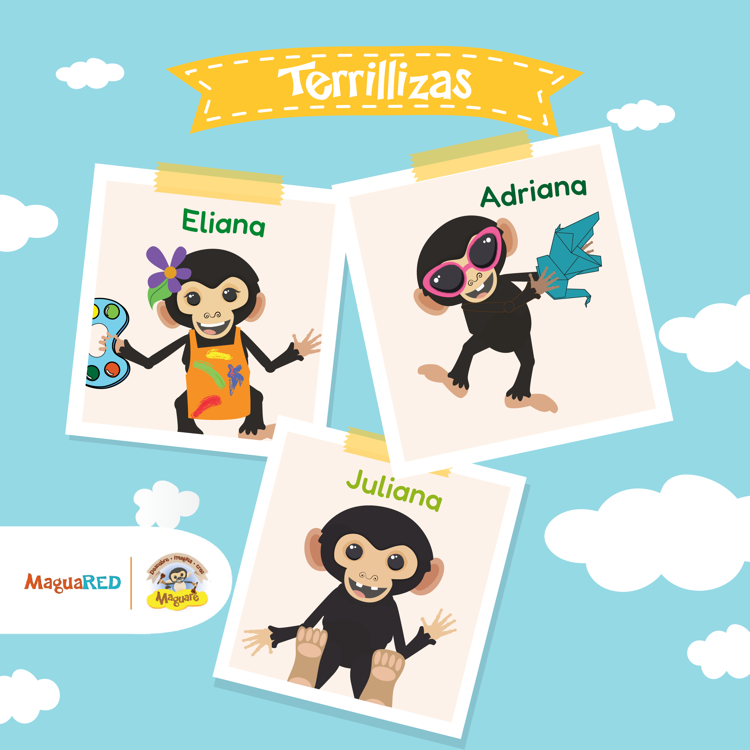 Eliana, Adriana y Juliana son artistas muy famosas