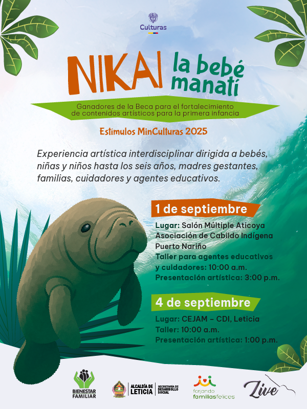 Nikai, la manatí: beca ganadora del fortalecimiento de contenidos artísticos para la primera infancia - MaguaRED