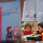 Alirio Salazar:
#LeerConLosNiños Mi hija junto a su primo en un viaje a la biblioteca encontró la serie de las historias de Franz, y como entró al jardín este año, el de Nuevas Historias de Franz en la escuela le llama la atención, pues tanto ella como franz tienen que hacer tareas en el cuaderno. También le gusta su amiga Gabi porque así se llama otra primita. A mí me encanta que tiene una buena proporción entre dibujos y lectura.
